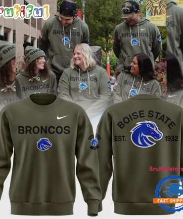 Boise State Broncos Football X Military Appreciation 2025 Limited Sweatshirt
