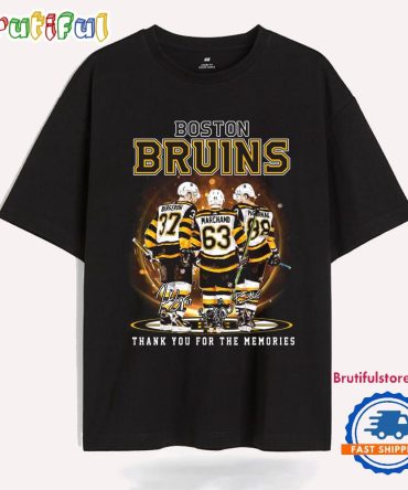Boston Bruins Hockey Team Graphics Design Thank You For The Memories T Shirt