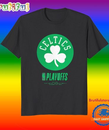 Boston Celtics 2025 Nba Playoffs Logo T Shirt