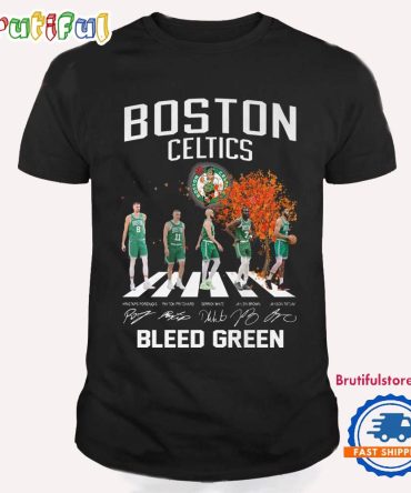 Boston Celtics Bleed Green Signature 2025 T Shirt