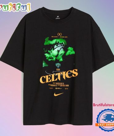 Boston Celtics Courtside Nba 2025 T Shirt