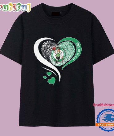 Boston Celtics It’S In My Dna Heart Logo 2025 T Shirt