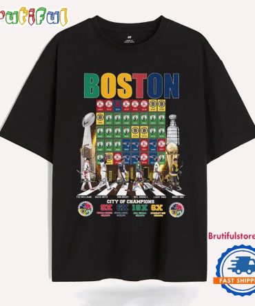 Boston City Of Champions Sporty New Limited Edition T Shirt