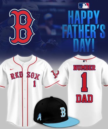 Personalized Red Sox 'Number 1 Dad' Jersey - Perfect Father'S Day Gift!