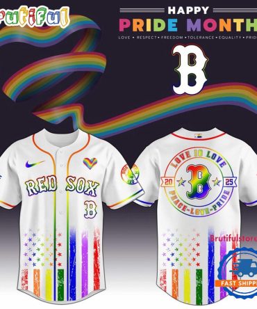 Boston Red Sox 2025 Happy Pride Month Limited Edition Baseball Jersey