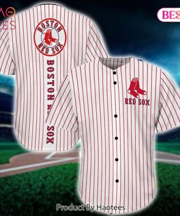 Boston Red Sox Pinstripe Baseball Jersey - Authentic Team Apparel For Fans