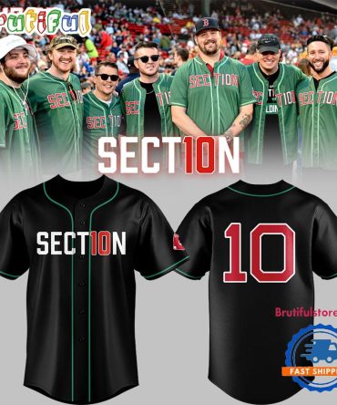 Boston Red Sox Section 10 Is Back In The Building Baseball Jersey
