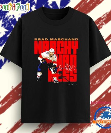 Brad Marchand Florida Panthers Marchy Madness Signatur T Shirt