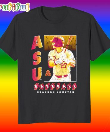 Brandon Compton Arizona State Baseball Box T Shirt