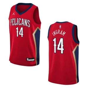2022-23 New Orleans Pelicans Youth Statement Edition Brandon Ingram Red Jersey - Alzaintravels