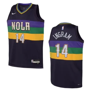 New Orleans Pelicans 2022-23 City Edition Youth Brandon Ingram Purple Jersey - Alzaintravels