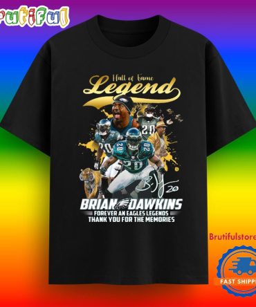 Brian Dawkins Philadelphia Eagles Hall Of Fame Legend T Shirt