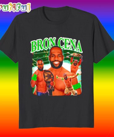 Bron Cena Lebron James Wwe T Shirt