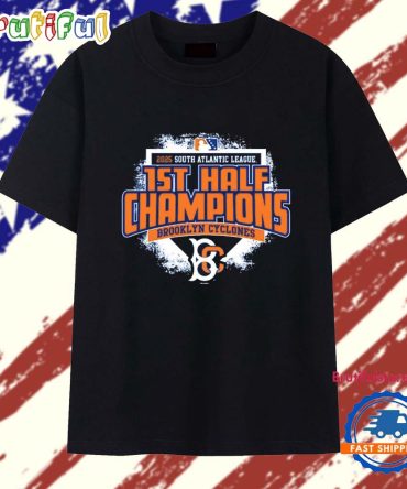 Brooklyn Cyclones First Half Champions 2025 South Atlantic League T Shirt