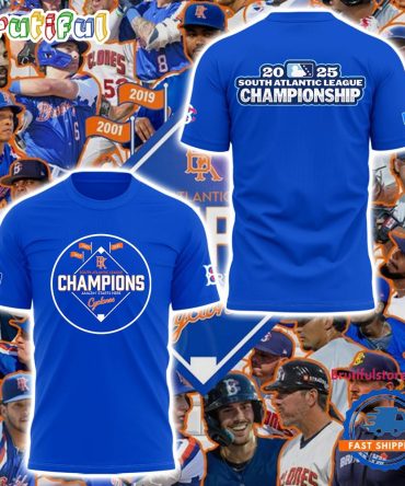 Brooklyn Cyclones South Atlantic League Champions 2025 T Shirt
