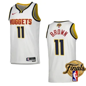 Bruce Brown White 2023 NBA Finals Denver Nuggets Association Edition Jersey - Alzaintravels