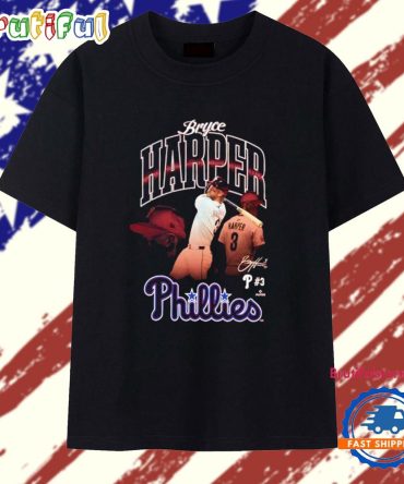 Bryce Harper Triple Player Philadelphia Phillies T Shirt