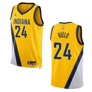 Buddy Hield Statement Edition Indiana Pacers 2022-23 Yellow Swingman Jersey - Alzaintravels