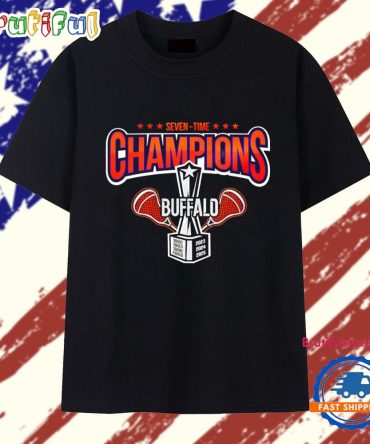 Buffalo Bandits Lacrosse Seven-Time Champions 2025 T Shirt