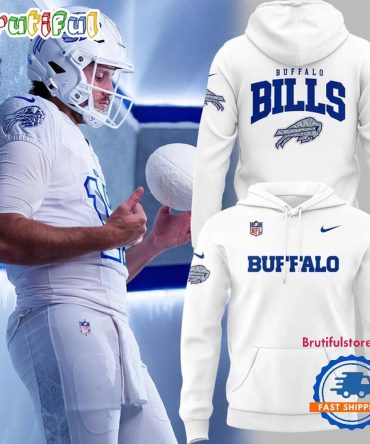 Buffalo Bills Cold Front Uniforms 2025 Hoodie
