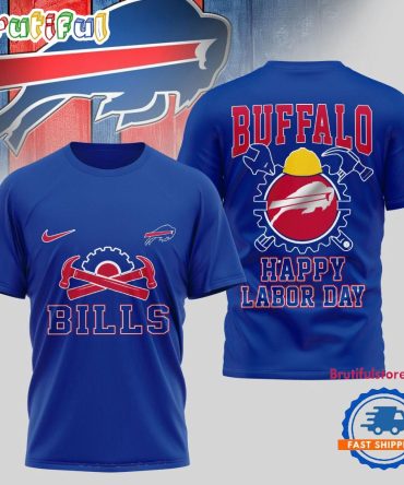 Buffalo Bills Nfl Happy Labor Day 2025 Uniesx 3D Shirt