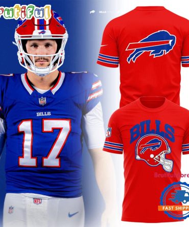 Buffalo Bills Red Helmet 2025 Limited Edition T Shirt