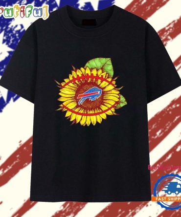 Buffalo Bills Sunflower Football T Shirt