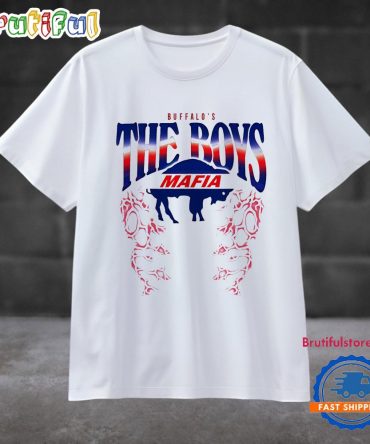 Buffalo The Boys Mafia Bills Lightning T Shirt