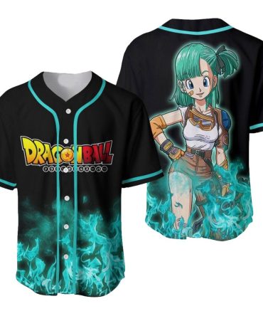 Dragon Ball Anime Baseball Jersey - Stylish Bulma Design, Unisex, Perfect Gift For Fans!