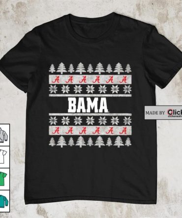 Alabama Crimson Tide Repeat Logo Merry Christmas Shirt