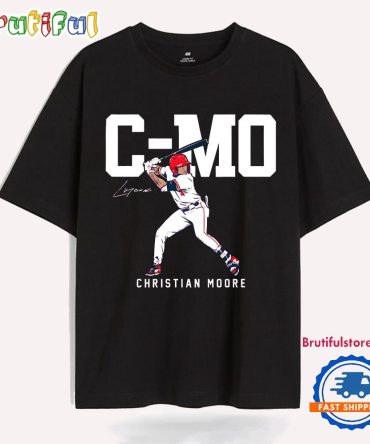 C Mo Christian Moore Los Angeles Angels Baseball T Shirt