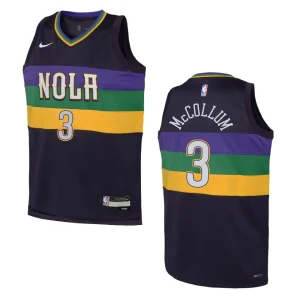 New Orleans Pelicans 2022-23 City Edition Youth C.J. McCollum Purple Jersey - Alzaintravels