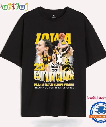 Caitlin Clark 22 Thank You For The Memories 2025 T Shirt