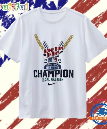 Cal Raleigh Seattle Mariners Home Run Derby Champion 2025 T Shirt