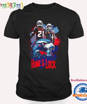 Calen Bullock And Kamari Lassiter Hawk And Lock Houston Texans T Shirt