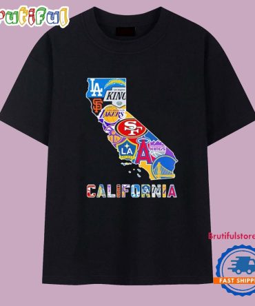 California Sports State Logo 2025 T Shirt