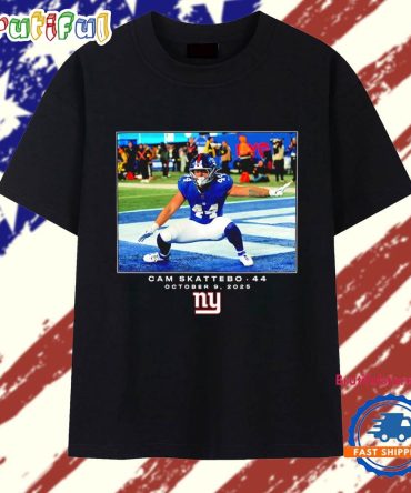 Cam Skattebo New York Giants Nfl Flash Features Week 6 T Shirt