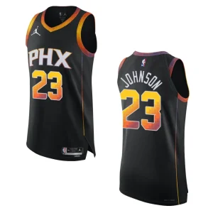 Phoenix Suns Cameron Johnson 2022-23 Statement Edition Black Jersey - Alzaintravels