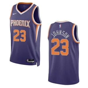 Phoenix Suns Cameron Johnson 2022-23 Icon Edition Purple Swingman Jersey - Alzaintravels