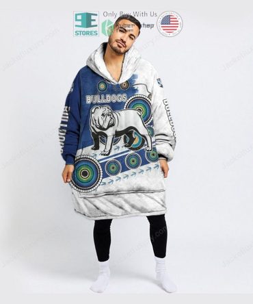 Best Canterbury Bankstown Bulldogs Hooded Blanet Hoodie
