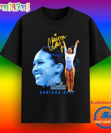 Carissa Clay Ucla Bruins Portrait Signature T Shirt