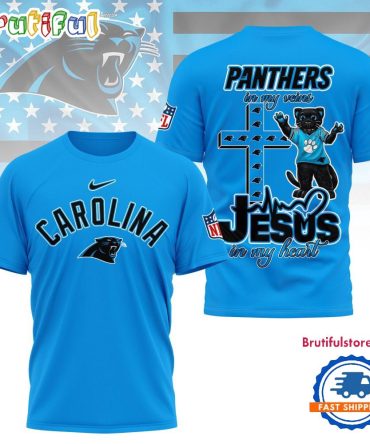 Carolina Panthers In My Veins In My Heart All Over Print Shirt