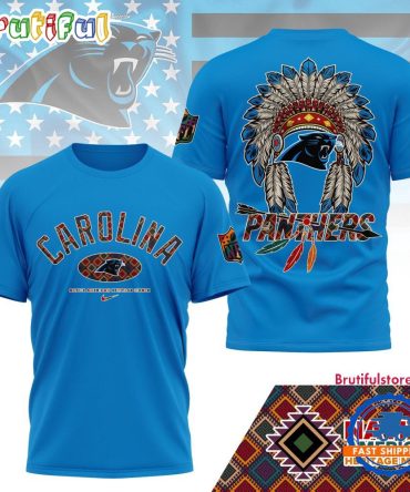 Carolina Panthers Native American Heritage Month 3D Shirt