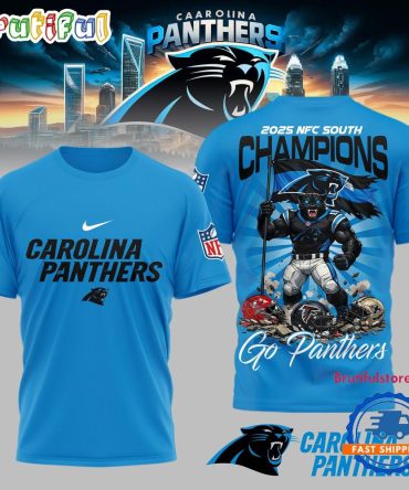 Carolina Panthers Nfl Afc South Champions Super Bowl Special New 3D Shirt