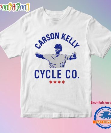 Carson Kelly Cycle Co Chicago Cubs T Shirt