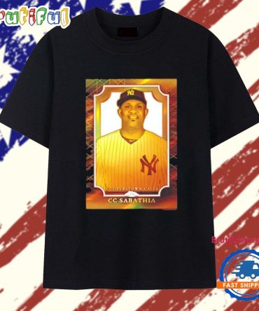 Cc Sabathia New York Yankees 2025 Mlb Hall Of Fame Cooperstown T Shirt