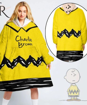 Charlie Brown Blanket Hoodie - Yellow