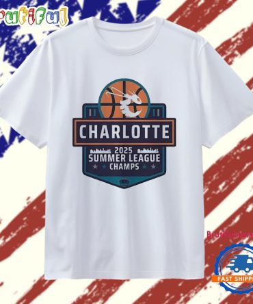 Charlotte Hornets 2025 Summer League Champion Vintage T Shirt