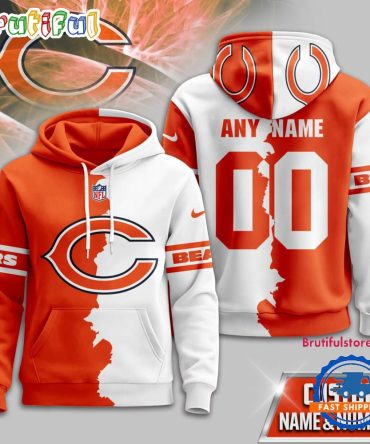 Chicago Bears 2025 Nfl Victory Split Limited Hoodie Shirt