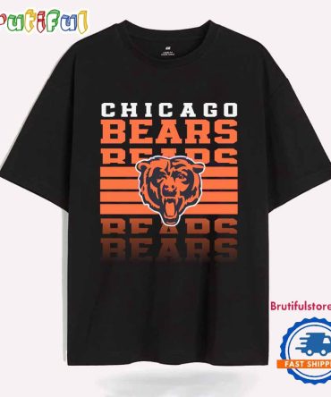 Chicago Bears Football Logo Echo Back To Back T Shirt